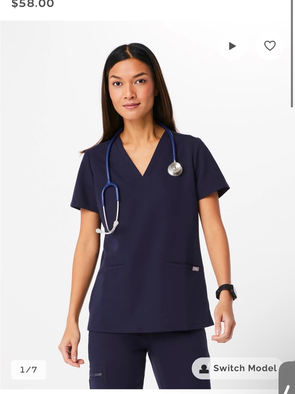 FIGS Casma Scrub Top